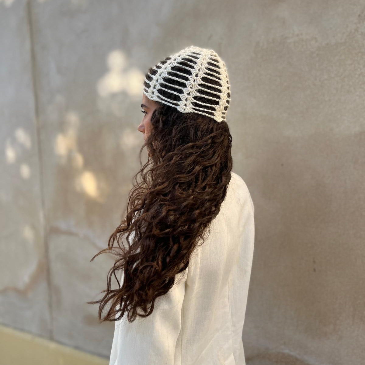 Casquete Mafalda beige