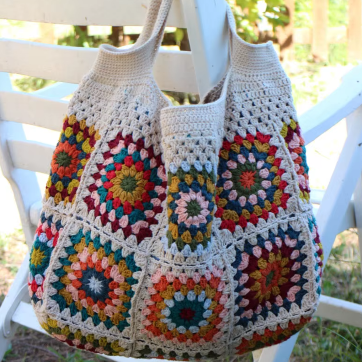 Beige big Granny Bag (Copia)