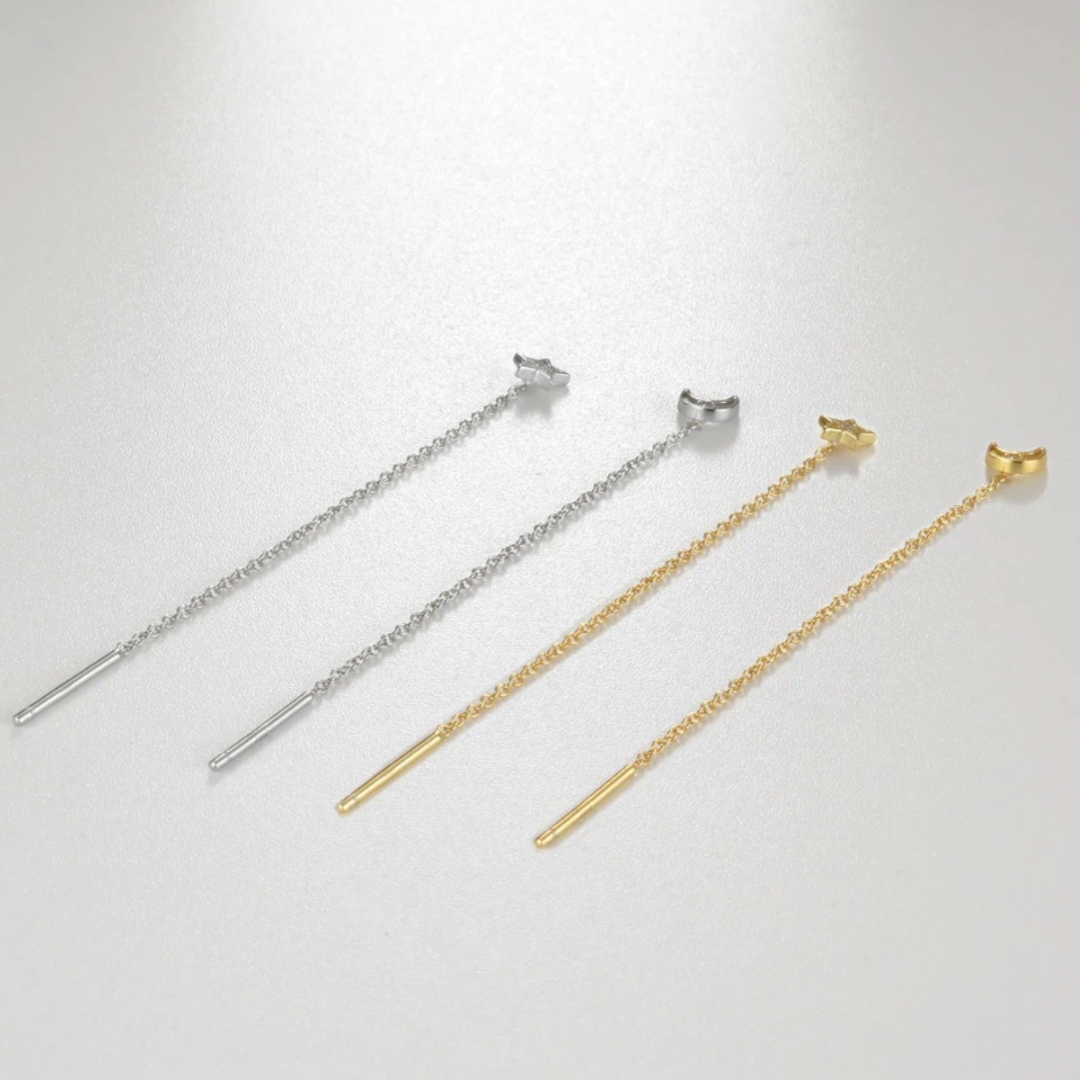 Pendientes Supernova oro