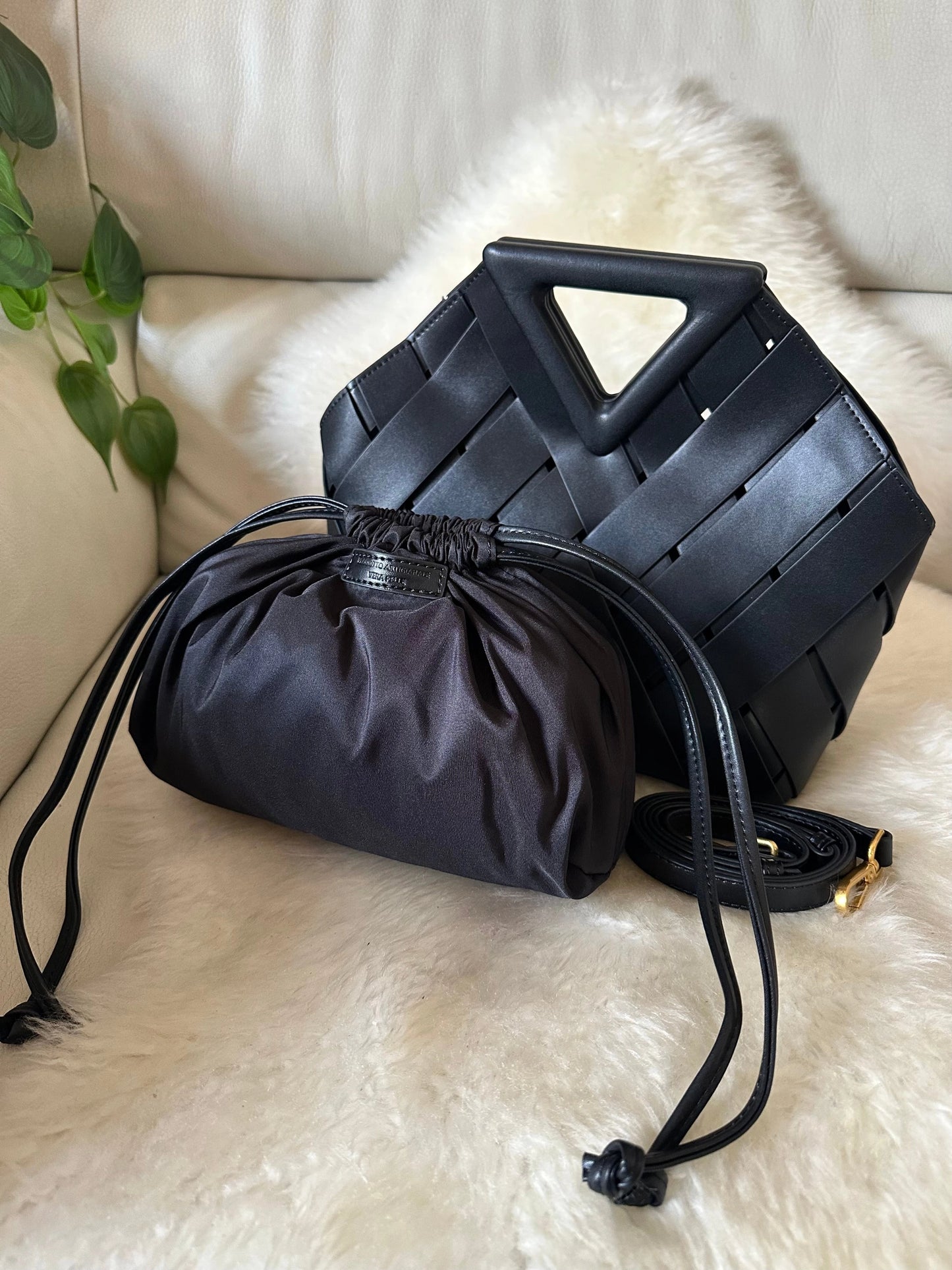 Bolso trenzado premium