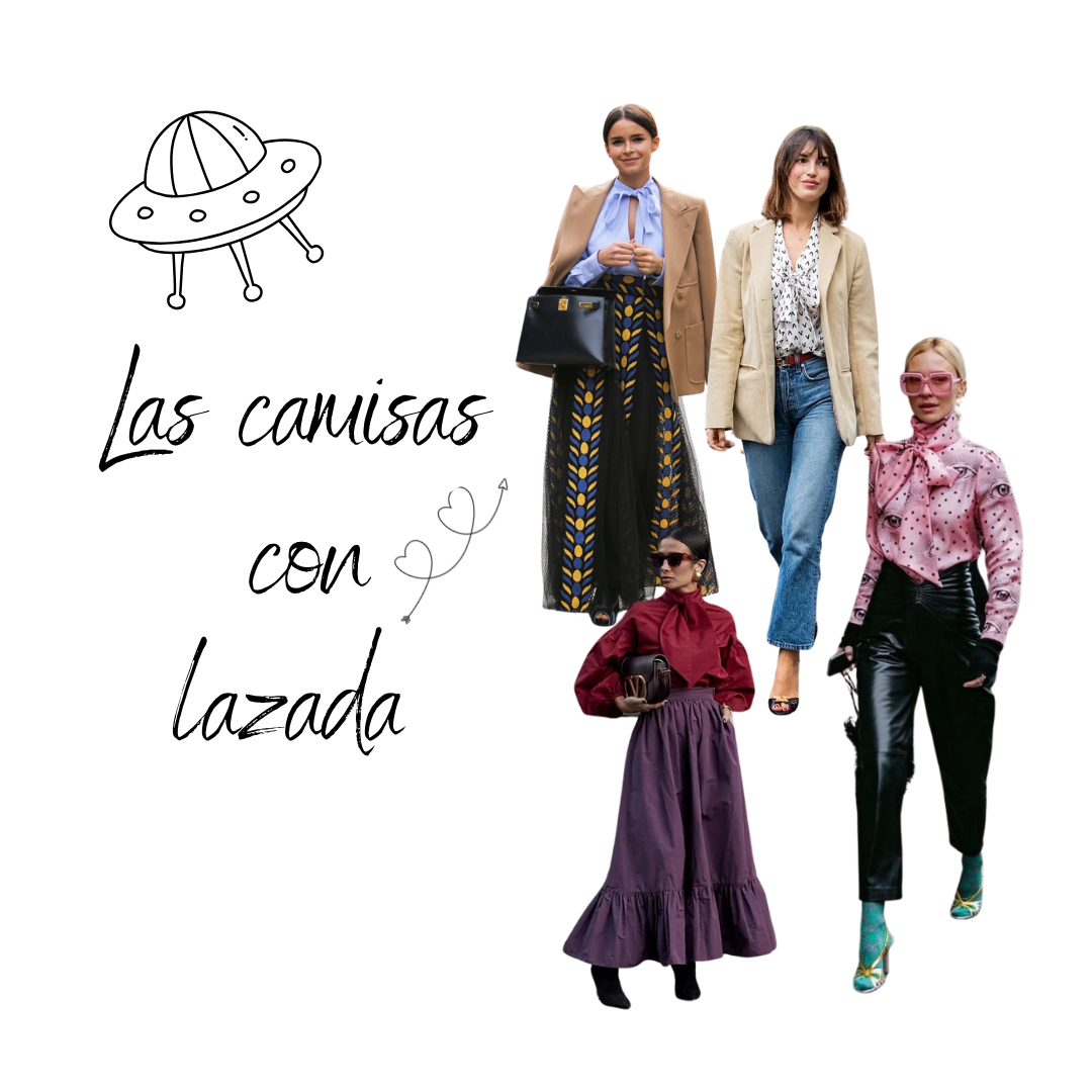 Las camisas con lazadas al cuello están de vuelta: la tendencia más retro de la temporada