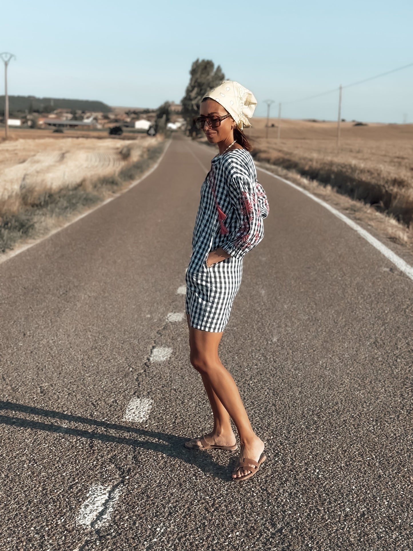 Vestido vichy le plage