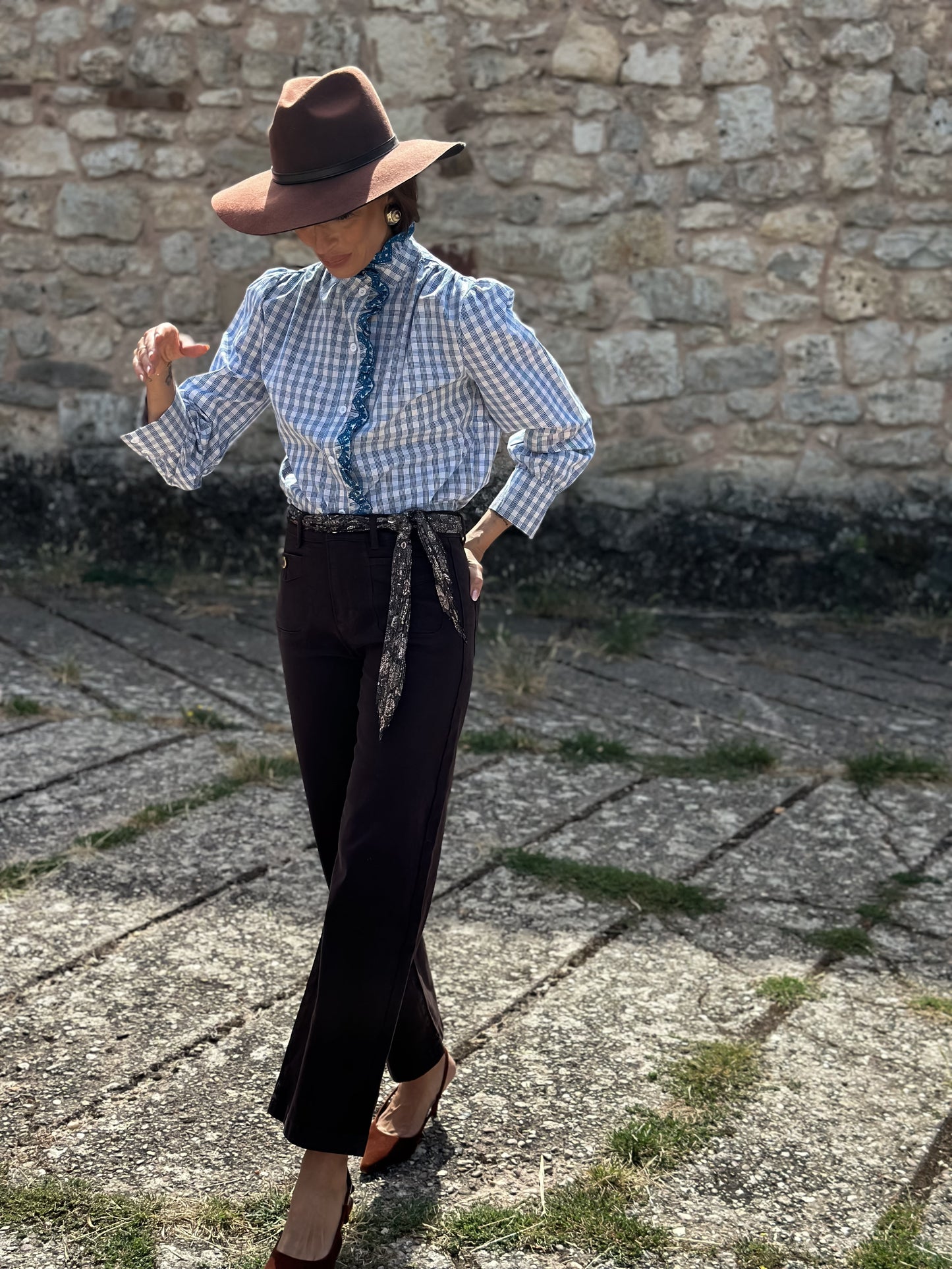 Camisa cuadros Gales