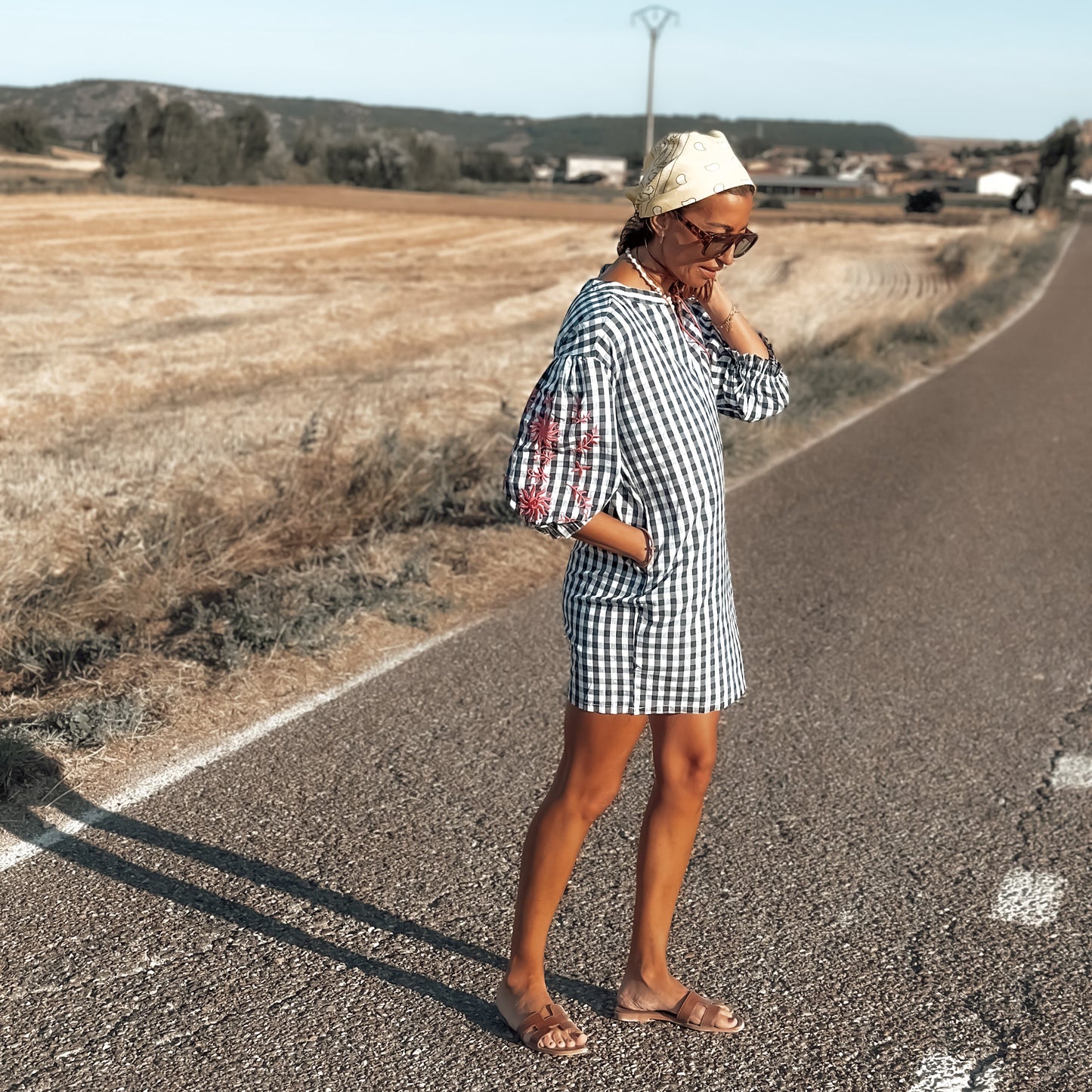 Vestido vichy le plage