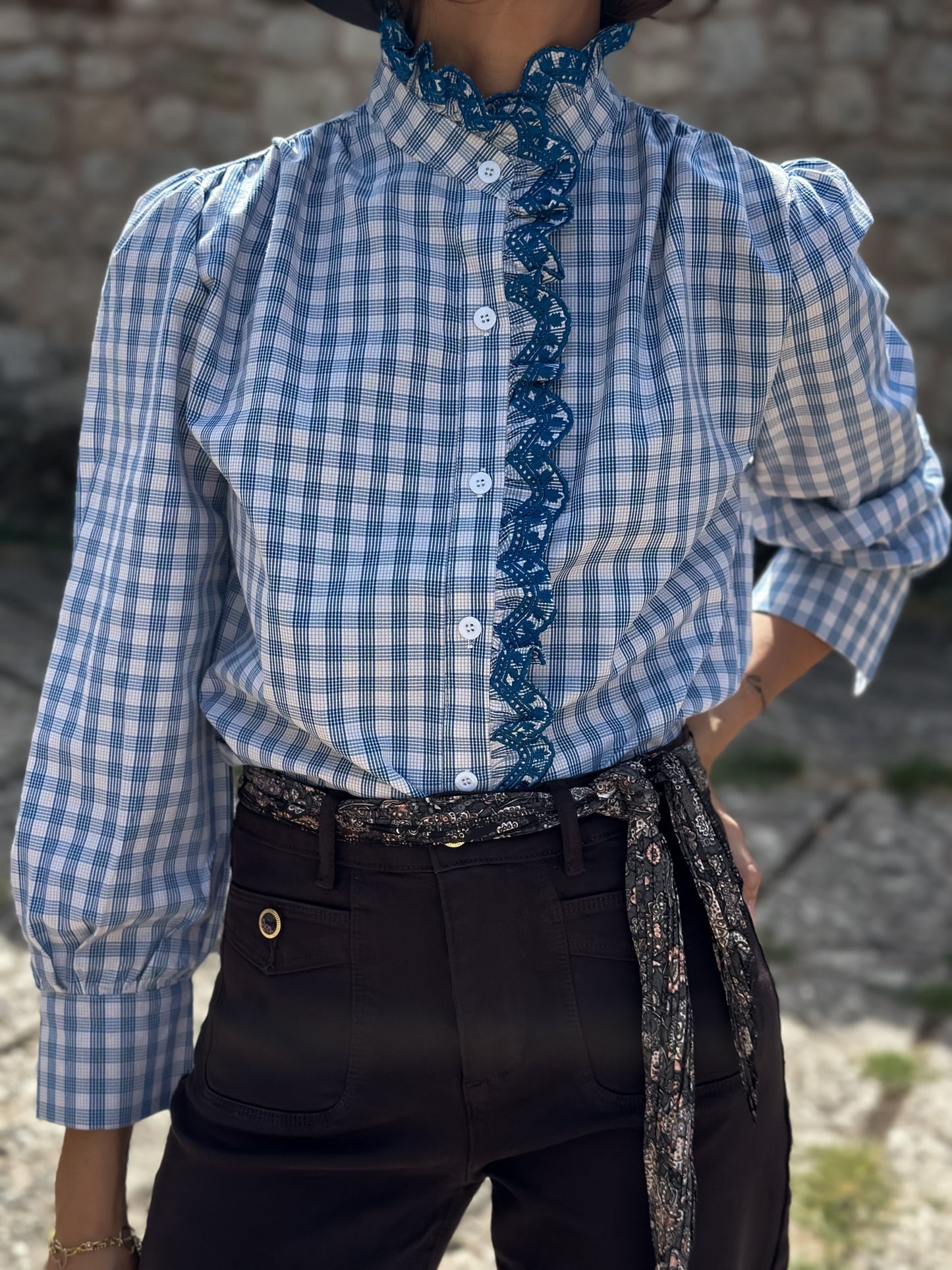 Camisa cuadros Gales