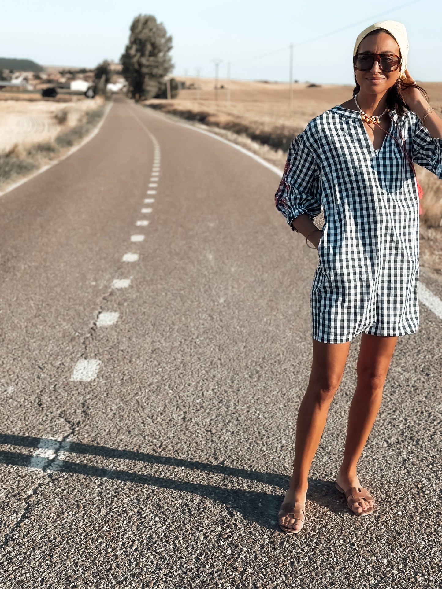 Vestido vichy le plage