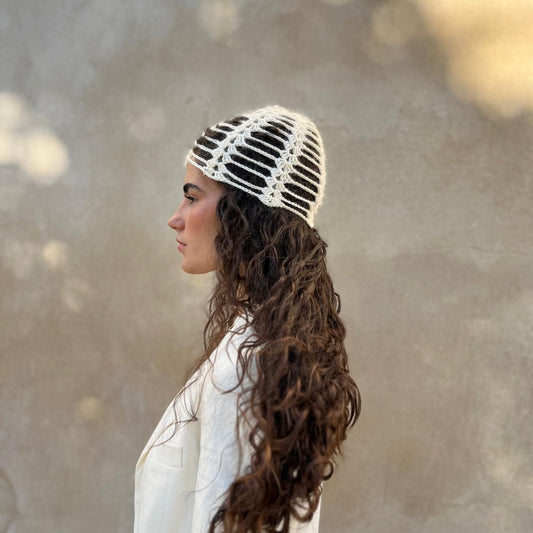 Casquete Mafalda beige