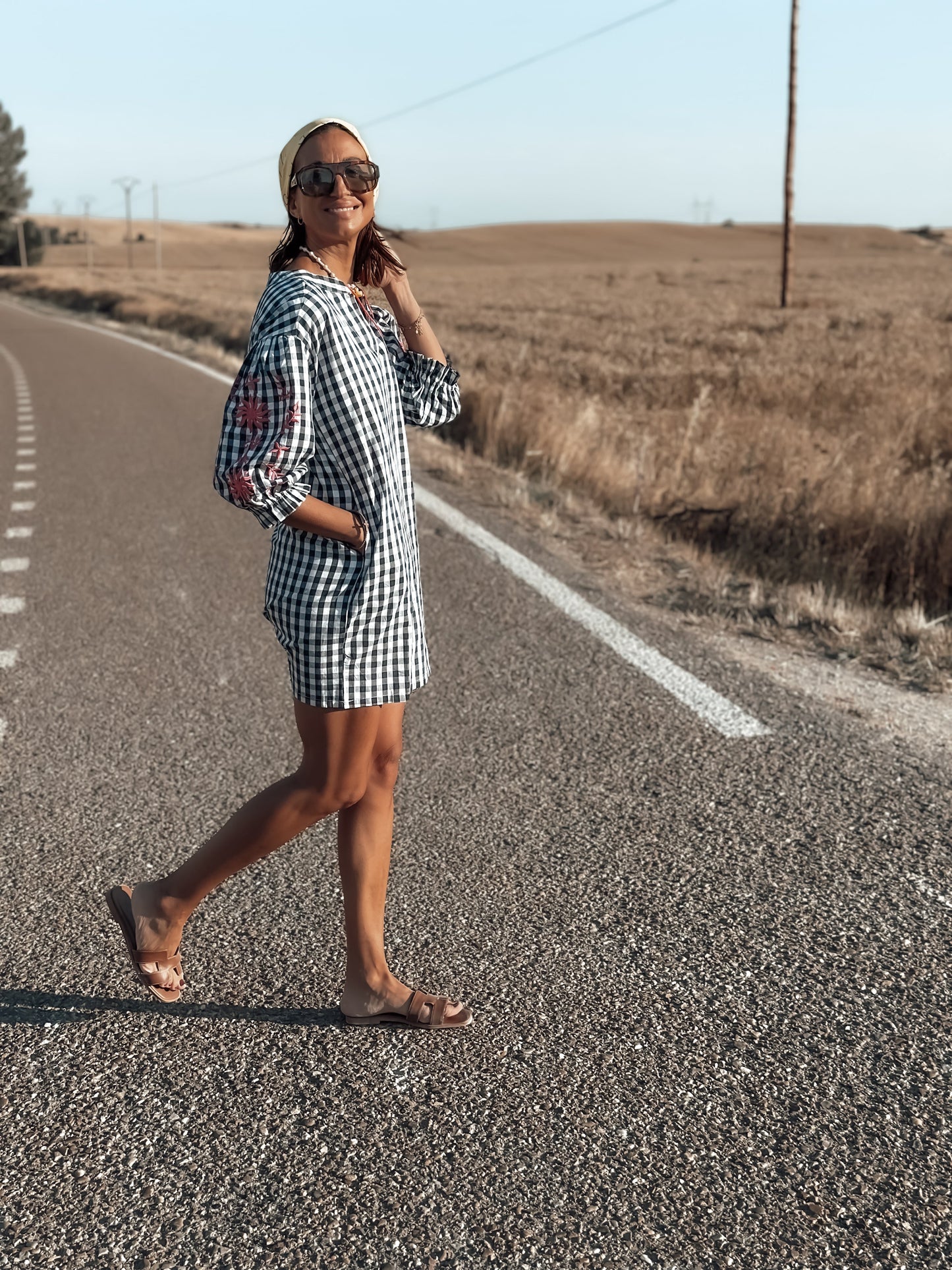 Vestido vichy le plage