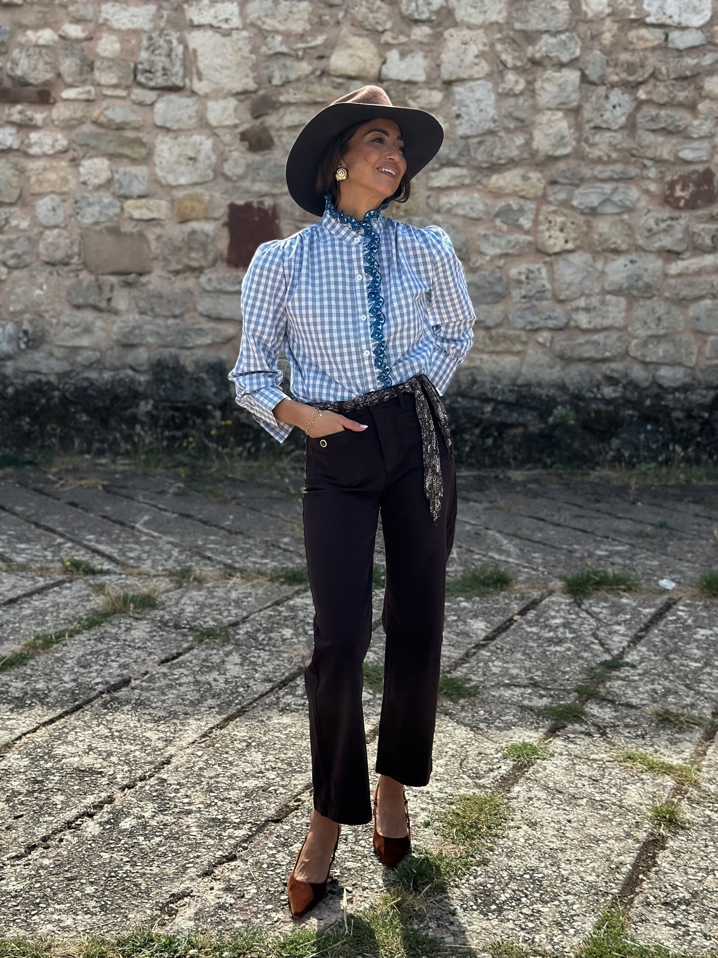 Camisa cuadros Gales