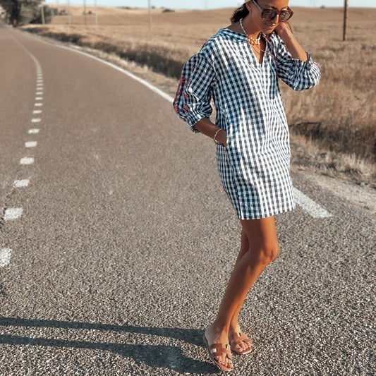 Vestido vichy le plage