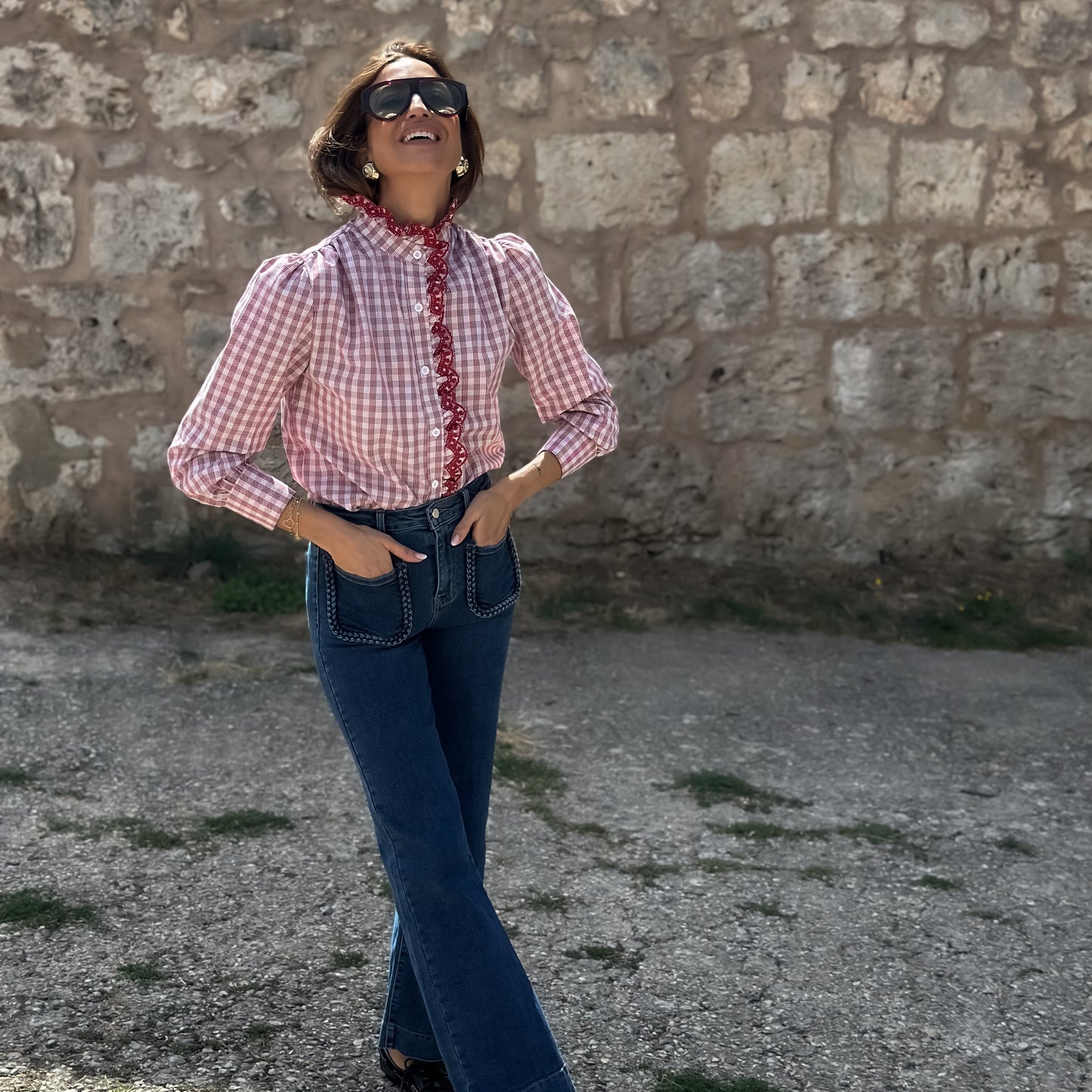 Camisa cuadros Gales