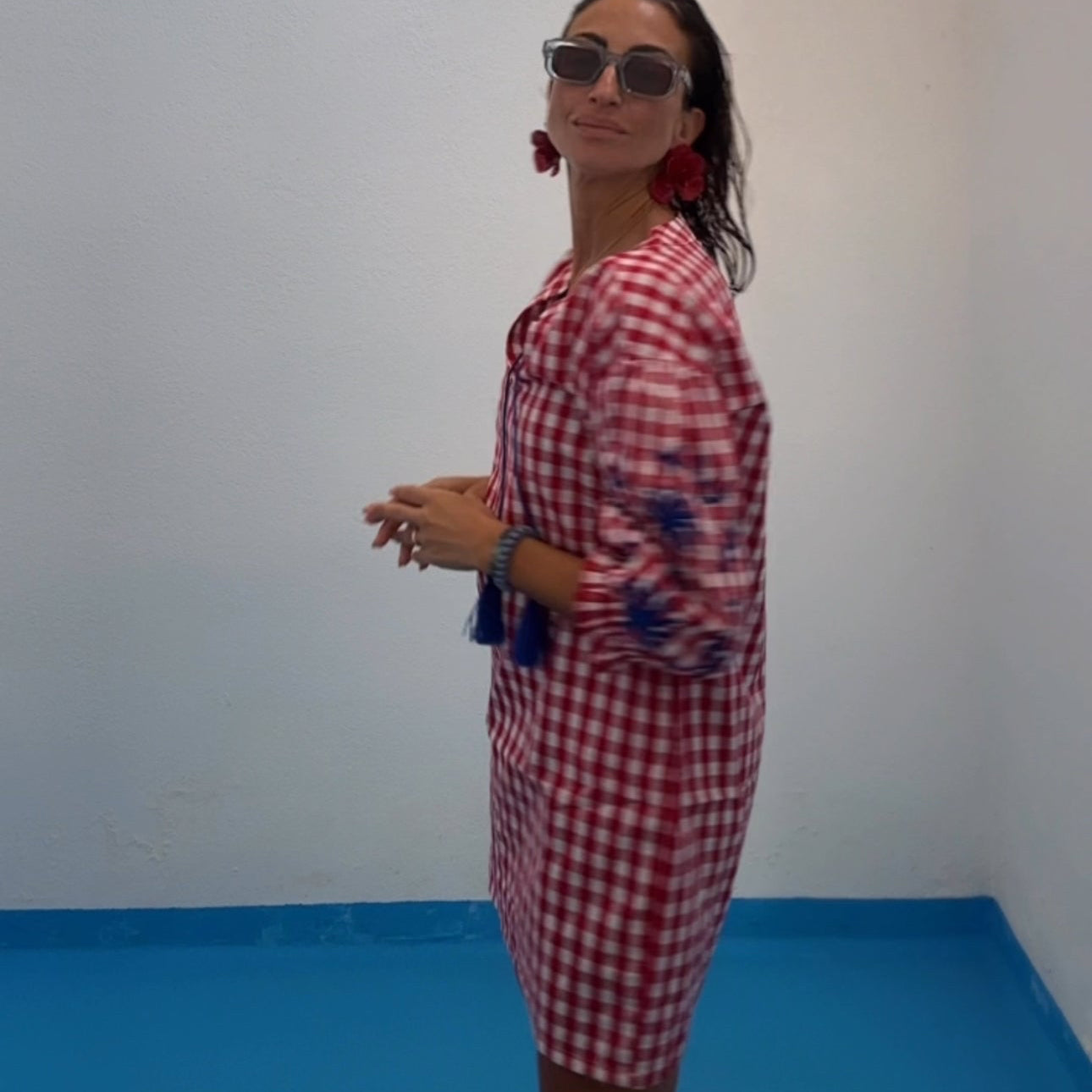 Vestido vichy le plage