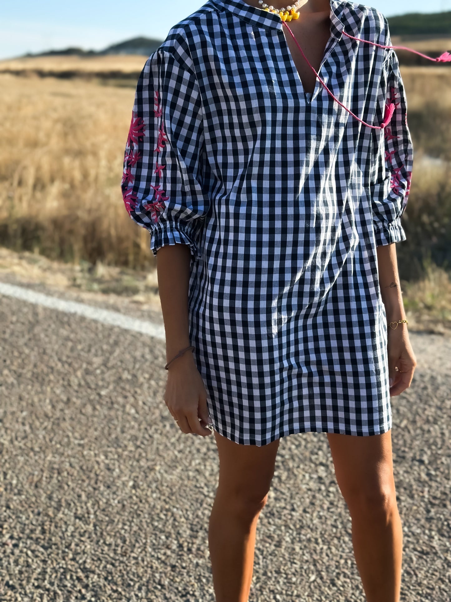 Vestido vichy le plage