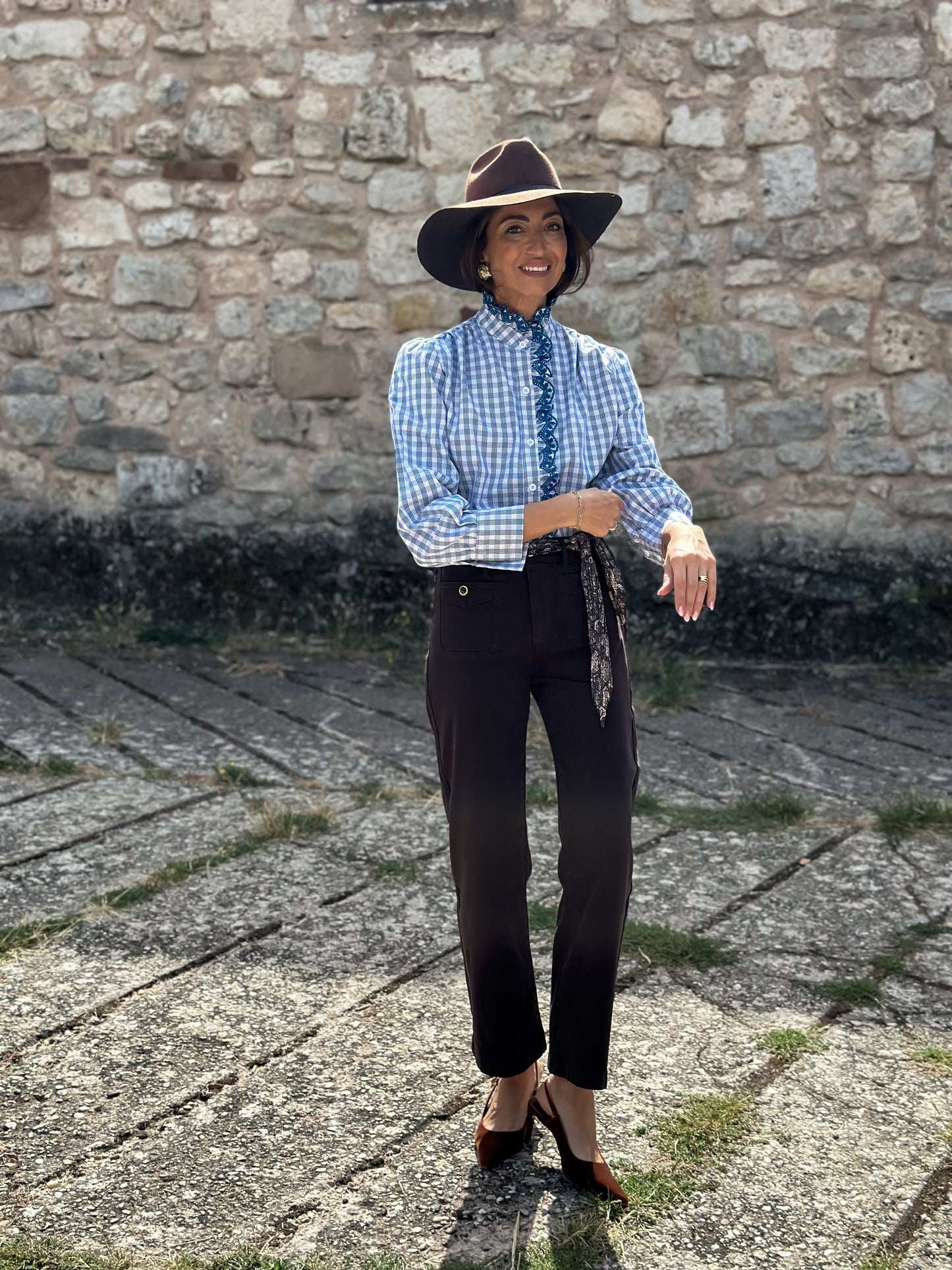 Camisa cuadros Gales