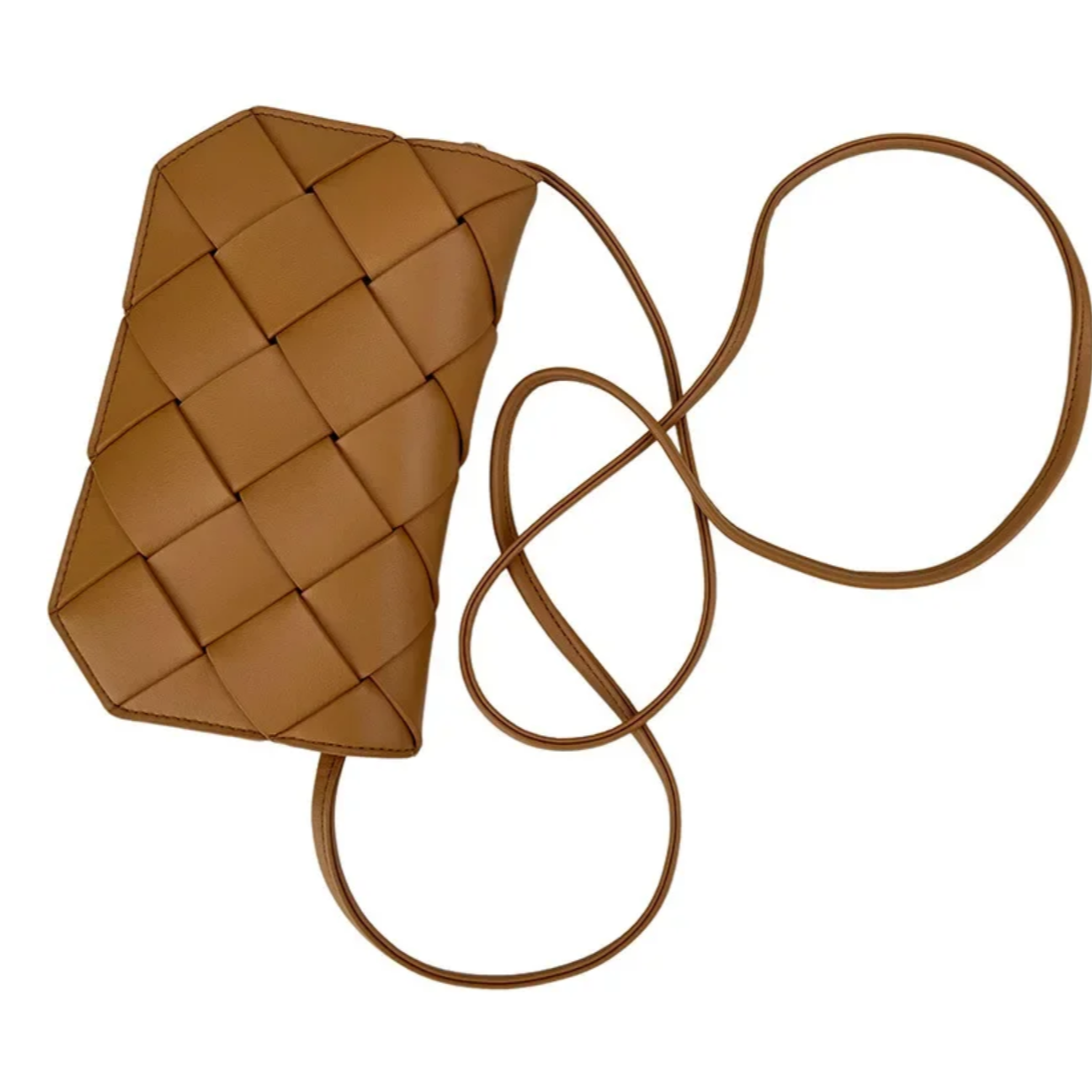 Cartera trenzada de piel Septiembre