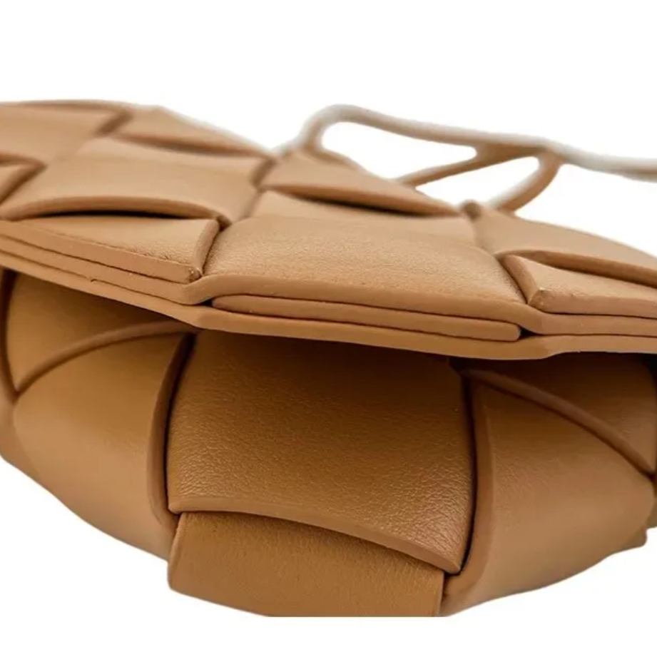 Cartera trenzada de piel Septiembre