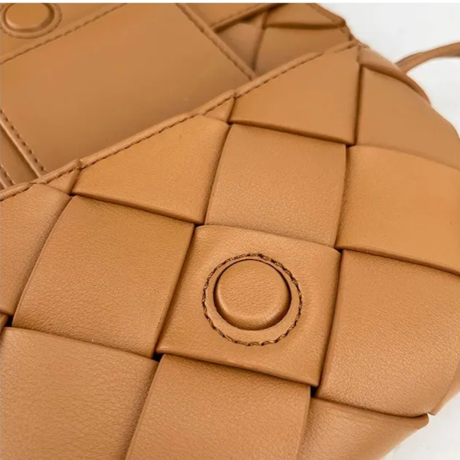 Cartera trenzada de piel Septiembre