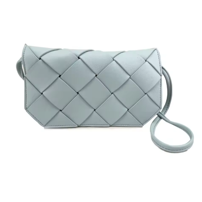 Cartera trenzada de piel Septiembre
