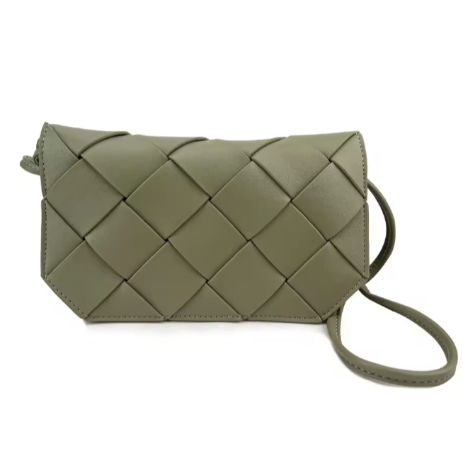 Cartera trenzada de piel Septiembre