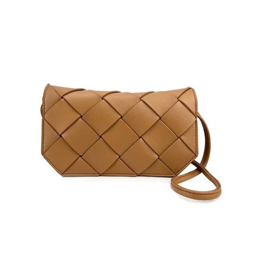 Cartera trenzada de piel Septiembre