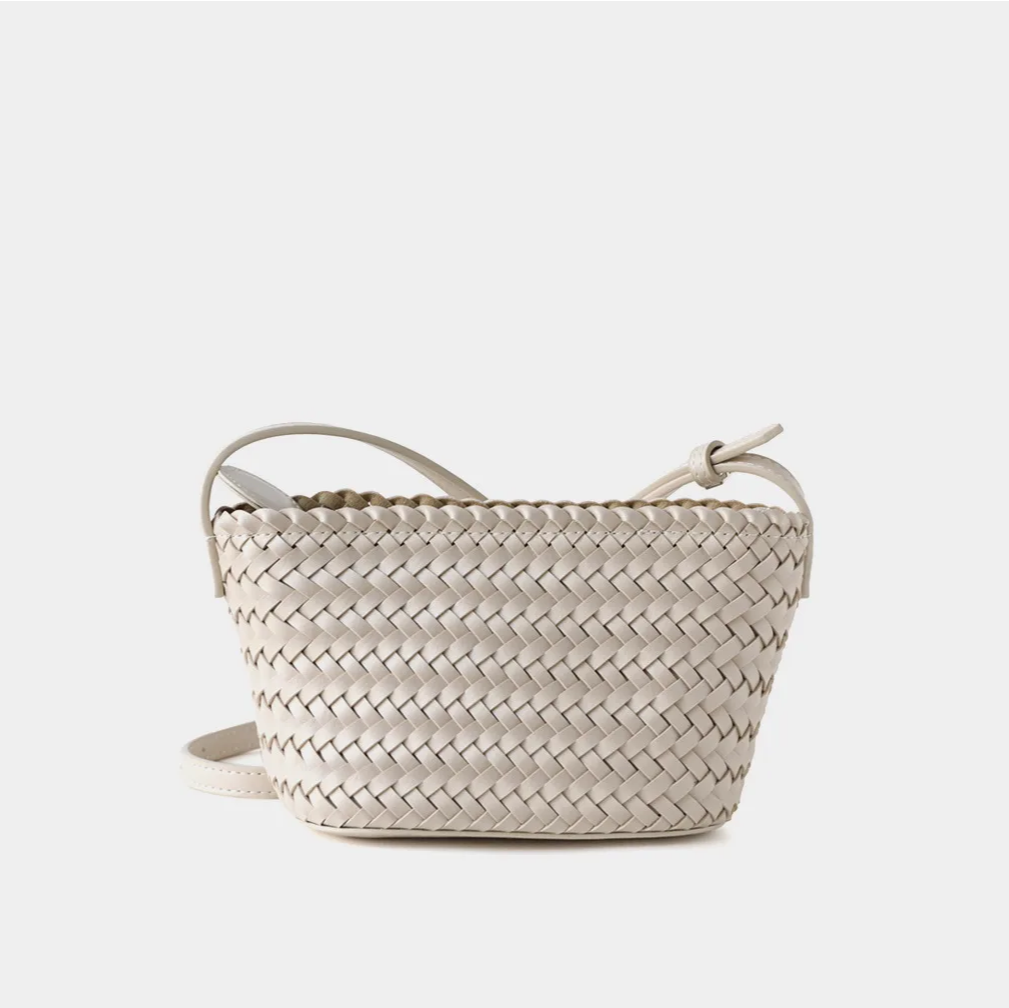 Bolsa trançada Camel Babi