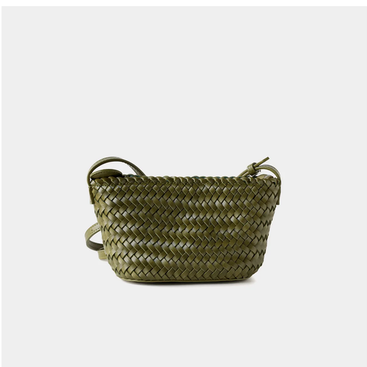 Bolso trenzado Babi verde