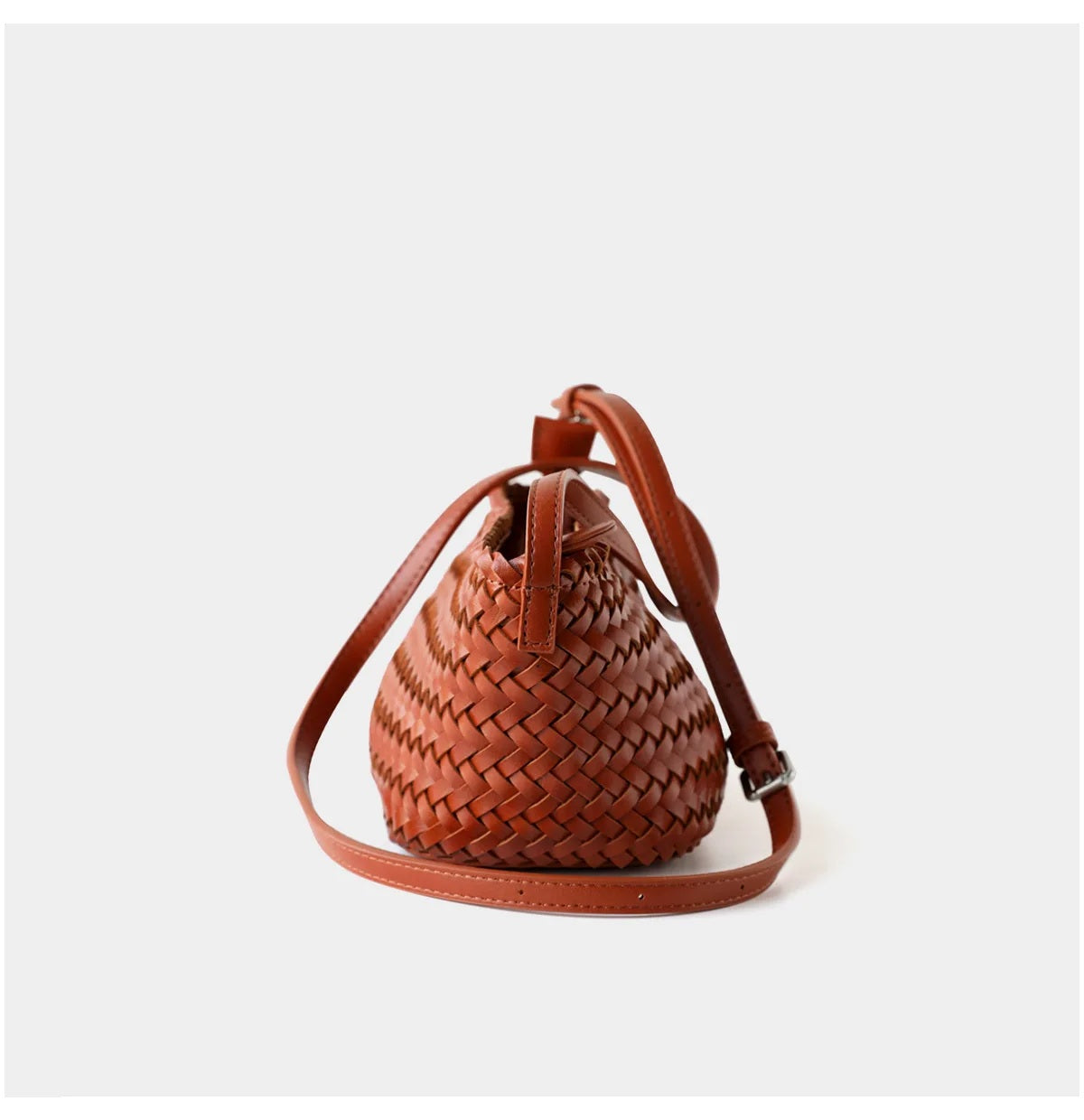 Bolsa trançada Camel Babi